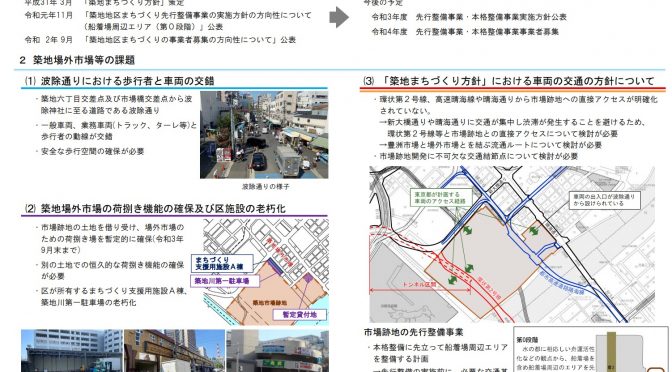 【築地・晴海】築地市場跡地再開発！晴海客船ターミナル解体！まちづくりの在り方について①