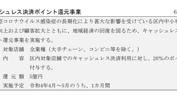 中央区キャッシュレス決済ポイント20%還元事業復活！！今回はpaypay以外も！？