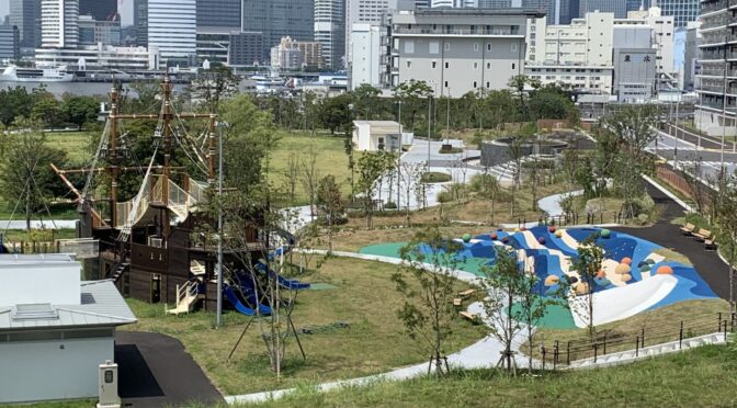 晴海ふ頭公園・晴海緑道公園は10/7オープン！！