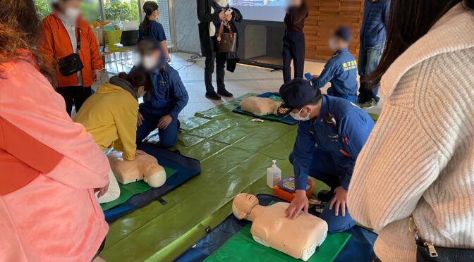 自治会防災訓練に参加！被災した時の共助の要です、是非皆様もご参加を